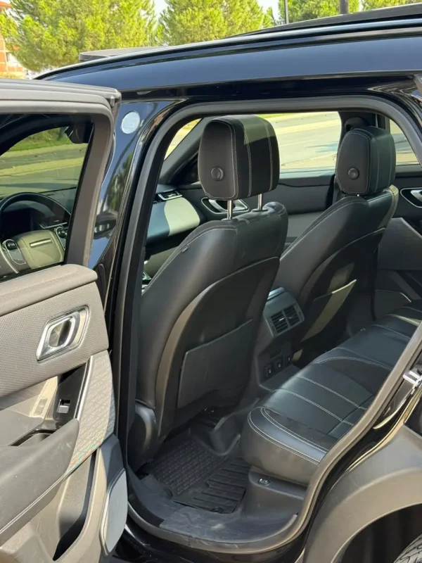 Range Rover Velar rear seats rental in Tirana Albania