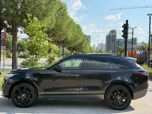 Range Rover Velar side profile rental in Tirana Albania